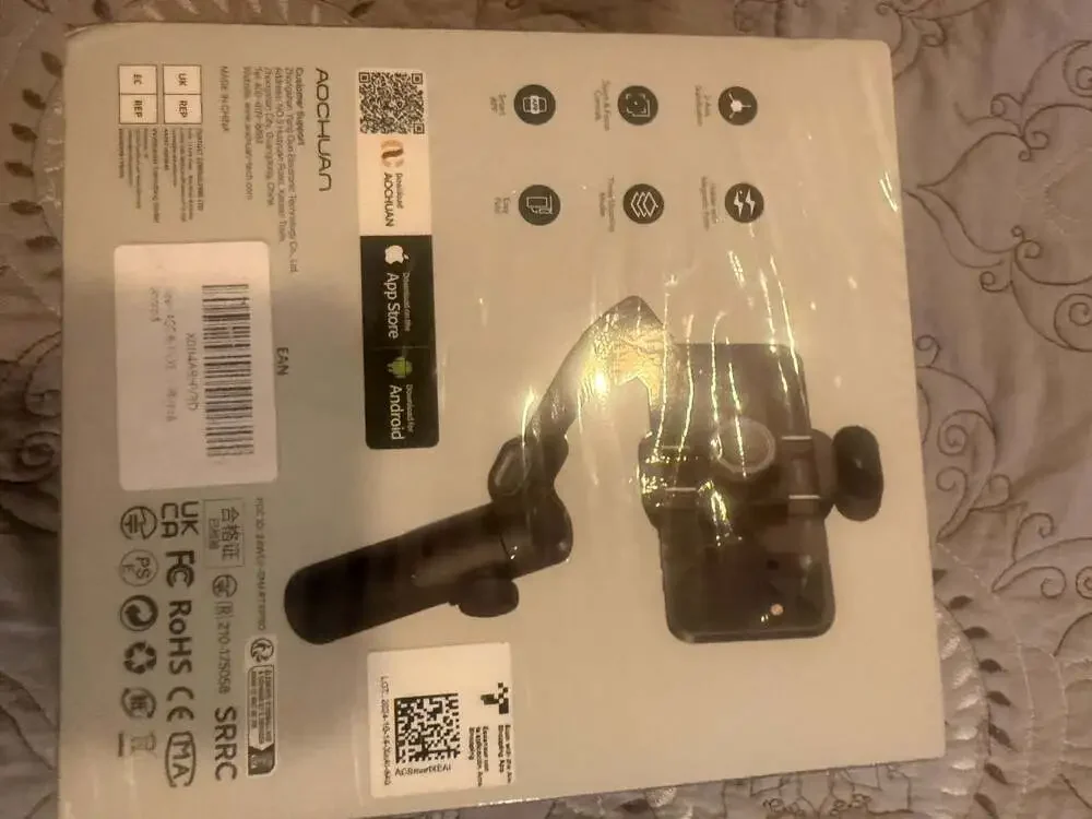 AOCHUAN Smart XE 3-Axis Smartphone Gimbal Stabilizer Kit with AI Tracking Module